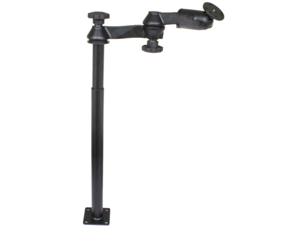 RAM Tele-Pole con pali da 12" e 18", doppi bracci oscillanti e piastra tonda Ram Mounts RAM-VP-SW1-1218