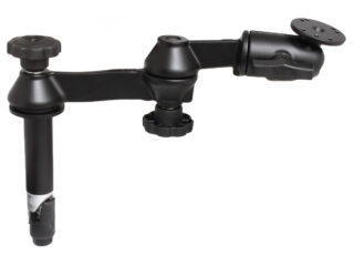 RAM Asta Superiore 4" con Doppi Bracci Oscillanti e Piastra Tonda Ram Mounts RAM-VP-SW1-4