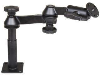 RAM Tele-Palo con pali da 4" e 5", doppi bracci oscillanti e piastra tonda Ram Mounts RAM-VP-SW1-45