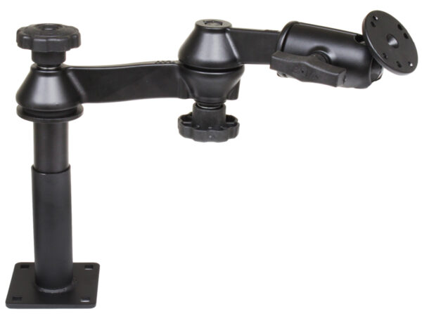 RAM Tele-Palo con pali da 4" e 5", doppi bracci oscillanti e piastra tonda Ram Mounts RAM-VP-SW1-45