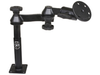 RAM Tele-Pole con pali da 4" e 7", bracci oscillanti e piastra tonda grande Ram Mounts RAM-VP-SW1-47-240