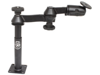 RAM Tele-Palo con pali da 4" e 7", doppi bracci oscillanti e piastra tonda Ram Mounts RAM-VP-SW1-47