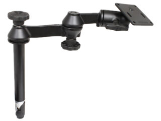Asta superiore RAM da 8" con doppi bracci oscillanti e piastra VESA 75x75mm Ram Mounts RAM-VP-SW1-8-2461