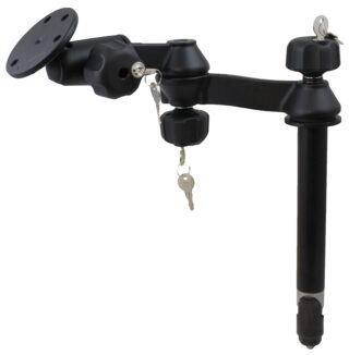 RAM Asta Superiore 8" con Doppi Bracci Oscillanti di Bloccaggio e Piastra Tonda Grande Ram Mounts RAM-VP-SW1L-8-240