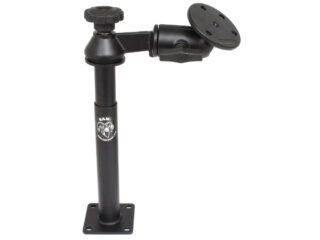 RAM Tele-Pole con pali da 8" e 9", braccio oscillante singolo e piastra rotonda grande Ram Mounts RAM-VP-SW2-89-240