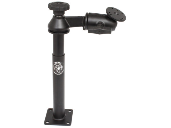 RAM Tele-Pole con pali da 8" e 9", braccio oscillante singolo e piastra tonda Ram Mounts RAM-VP-SW2-89
