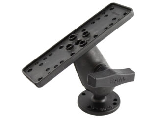 RAM® Composite Single Socket Mount with Electronics Plate Ram Mounts RAP-112-2U