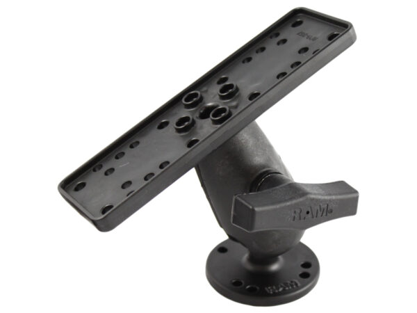 RAM® Composite Single Socket Mount with Electronics Plate Ram Mounts RAP-112-2U