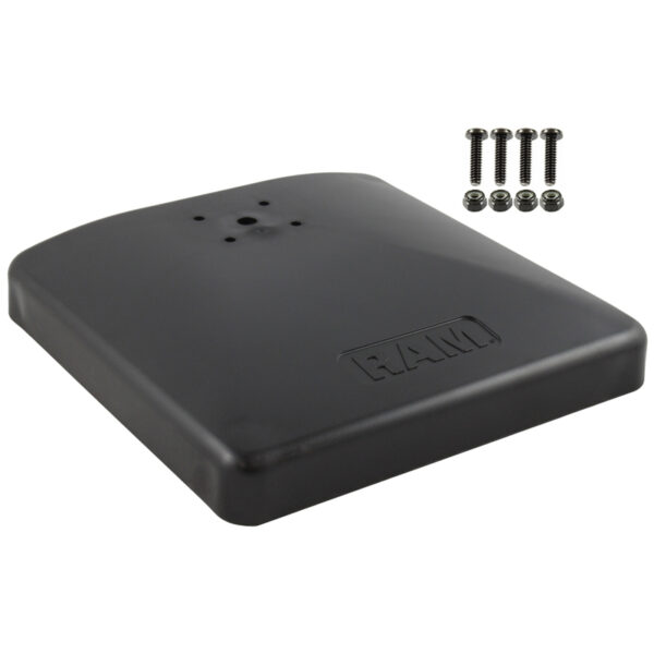 Base per piattaforma quadrata composita ponderata RAM con schema di fori AMPS Ram Mounts RAP-251-1U