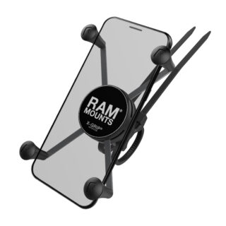 RAM X-Grip Supporto per telefono di grandi dimensioni con base per bicicletta RAM EZ-On/Off Ram Mounts RAP-274-1-UN10