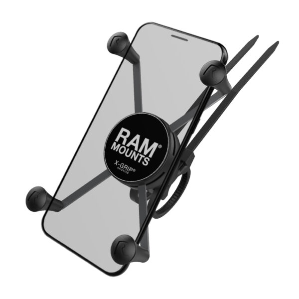 RAM X-Grip Supporto per telefono di grandi dimensioni con base per bicicletta RAM EZ-On/Off Ram Mounts RAP-274-1-UN10