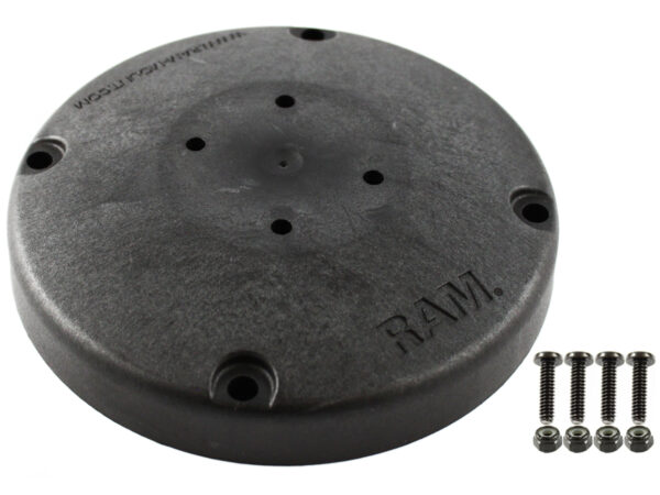 Base Ram Mounts RAP-291U circolare, per superficie piana, per scrivania, cruscotto auto, banco da lavoro
