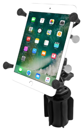 RAM® X-Grip® with RAM-A-CAN™ II Cup Holder Mount for 7"-8" Tablets Ram Mounts RAP-299-3-UN8
