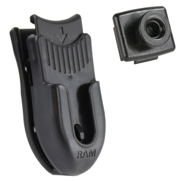 RAM Supporto per clip da cintura e adattatore per pulsante per IntelliSkin HD Ram Mounts RAP-382-CLIP1U