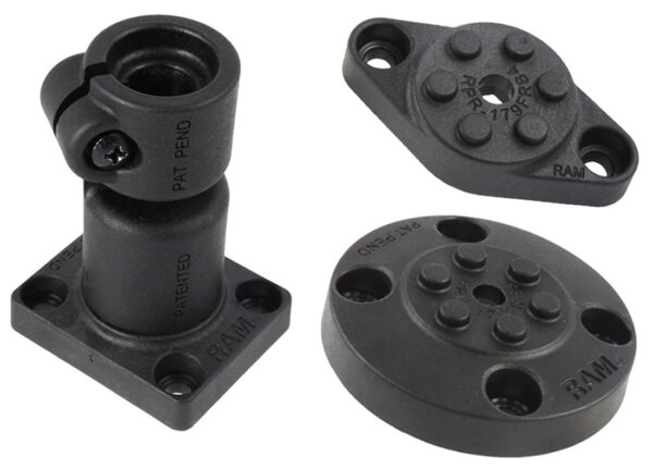 RAM Ricevitore Flex-Rod con RAM Pin-Lock DrillDownAccessori RM Ram Mounts RAP-386BU