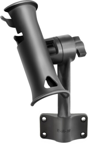 RAM Tube Jr. Portacanna con Base Paratia - 6" Post Ram Mounts RAP-390-BU