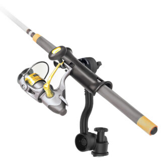 RAM Tube Jr. Portacanna con braccio di prolunga e RAM Track-Node Base Ram Mounts RAP-390-PA-411