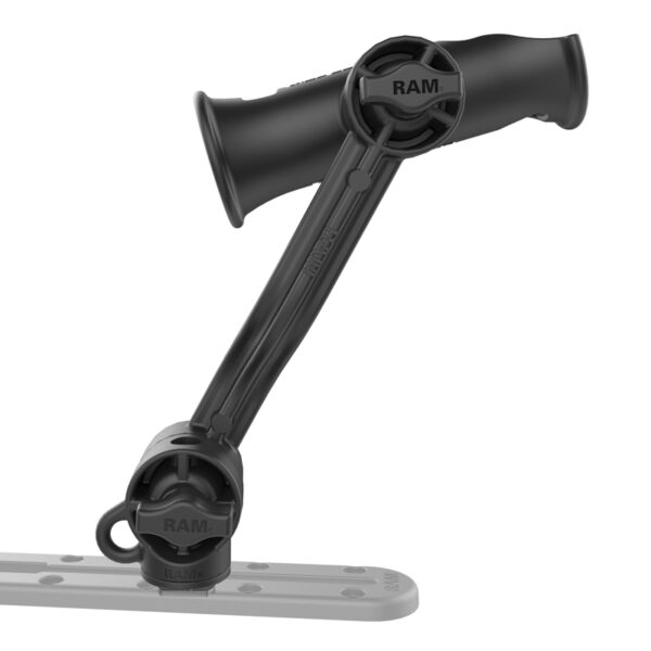 RAM Tube Jr. Portacanna con braccio di prolunga e base per binario Ram Mounts RAP-390-PA-418 - immagine 4