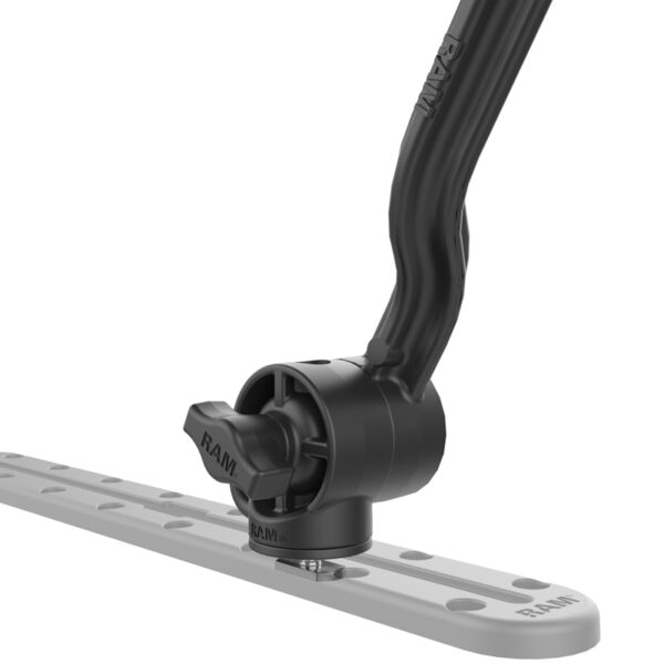 RAM Tube Jr. Portacanna con braccio di prolunga e base per binario Ram Mounts RAP-390-PA-418 - immagine 5