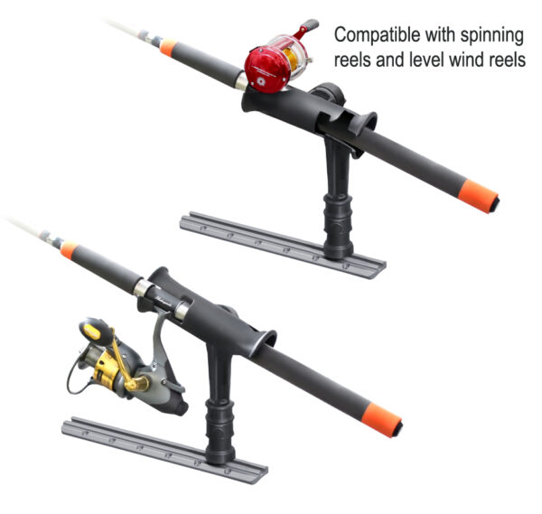RAM Tube Jr. Portacanna con RAM Adapt-A-Post Track Base - 4" Post Ram Mounts RAP-390-SAAPU - immagine 2