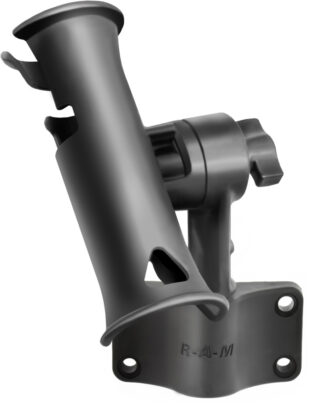 RAM Tube Jr. Portacanna con Base Paratia - Perno da 4" Ram Mounts RAP-390-SBU