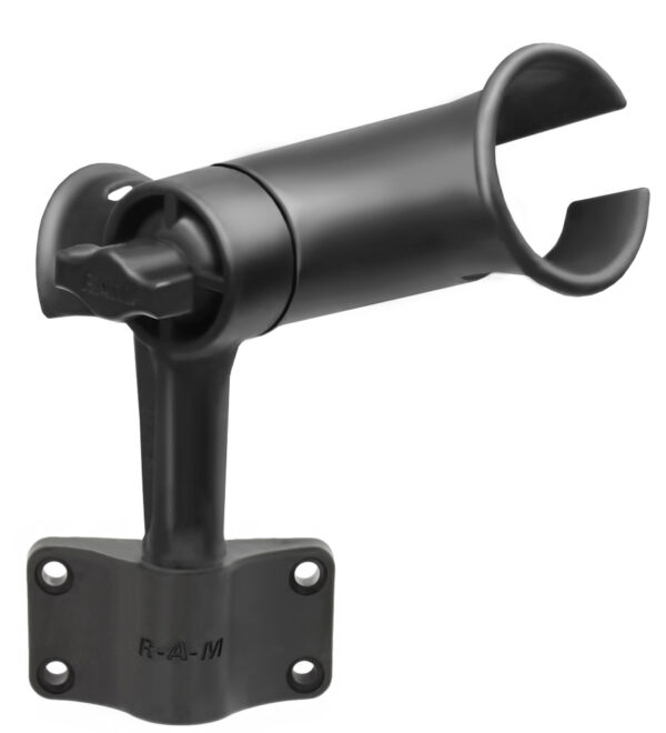 RAM Tube Jr. Portacanna con Base Paratia - Perno da 4" Ram Mounts RAP-390-SBU - immagine 2