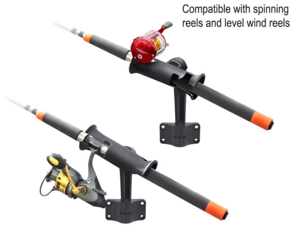 RAM Tube Jr. Portacanna con Base Paratia - Perno da 4" Ram Mounts RAP-390-SBU - immagine 3