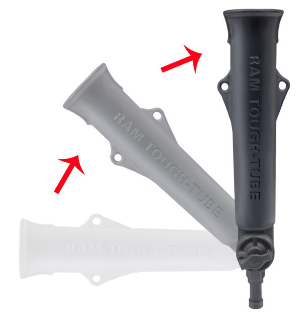 RAM® Tough-Tube™ Rod Holder with 2" Ratchet Spline Post Arm Ram Mounts RAP-394-SST - immagine 2