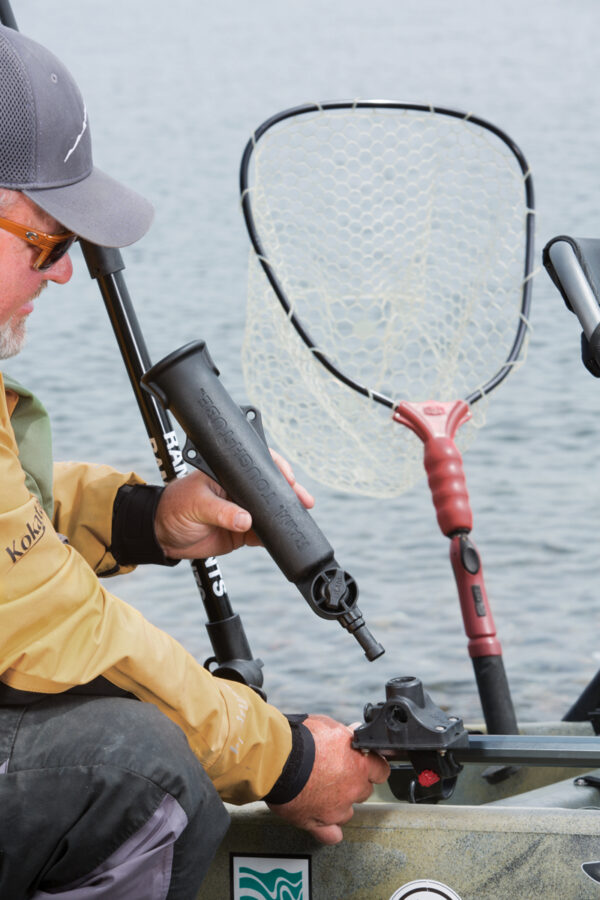 RAM® Tough-Tube™ Rod Holder with 2" Ratchet Spline Post Arm Ram Mounts RAP-394-SST - immagine 4