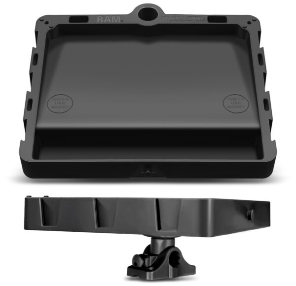 RAM Stack-N-Stow Bait Board con paratia/base a superficie piana Ram Mounts RAP-395-BMPU