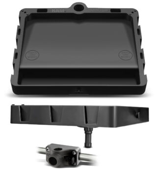 RAM Stack-N-Stow Bait Board con kit adattatore per binario da paratia Ram Mounts RAP-395-RMU