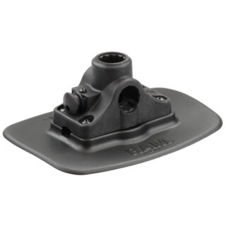 RAM Bond-A-Base Base Adesiva Nera con RAM ROD Ricevitore Post/Spline Ram Mounts RAP-398-BLK-114BMPU