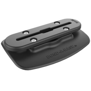RAM Bond-A-Base Base Adesiva Nera con RAM Tough-Track Ram Mounts RAP-398-BLK-TRACK-AU