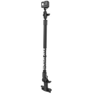 RAM Supporto per fotocamera Tough-Pole da 24" con tubo singolo e base a doppio binario Ram Mounts RAP-411-18-A-GOP1
