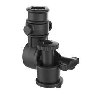 RAM Track-Node Base con RAM Adapt-A-Post Ram Mounts RAP-411-AAPU