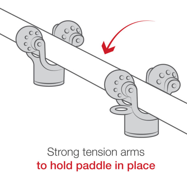 RAM Roller-Ball Confezione da 2 Paddle e Supporto per Accessori Ram Mounts RAP-412-2 - immagine 2
