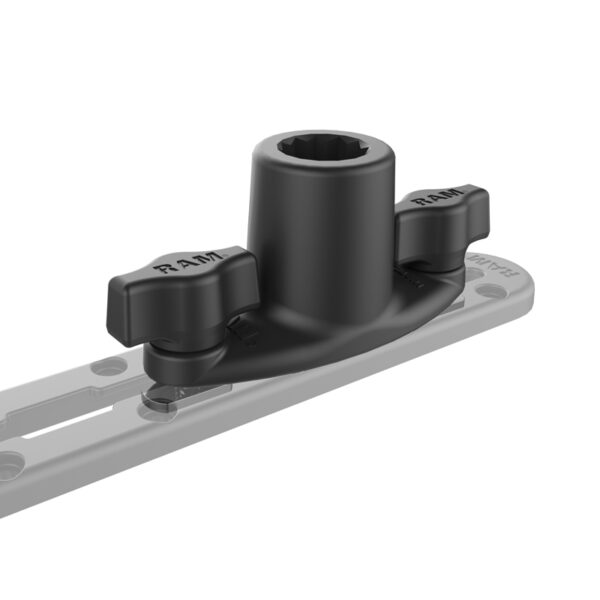 RAM Base per cingoli con bullone a T doppio per pali scanalati Ram Mounts RAP-421 - immagine 2