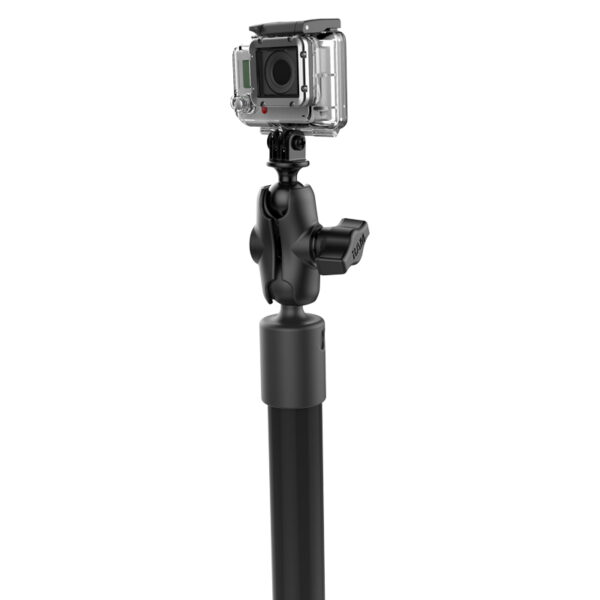 RAM Tough-Pole 48" Supporto per Action Camera con doppio tubo e base a binario Ram Mounts RAP-422-18-18-A-GOP1 - immagine 2