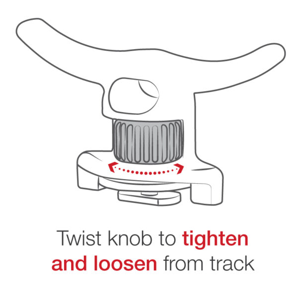 Componente Ram Mounts RAP-432U per ancoraggio con sistema a slitta per Kayak e canoe RAM Tough-Cleat - immagine 4
