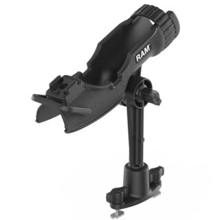 RAM ROD HD Portacanna da Pesca con 6" Spline Post e Base a Doppio Binario Ram Mounts RAP-433-421