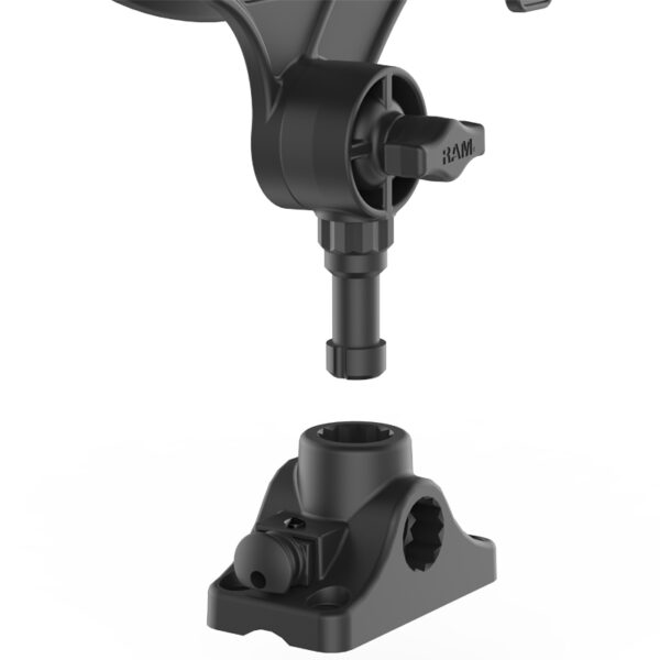 RAM ROD JR Portacanna da Pesca con Paratia/Base a Superficie Piana Ram Mounts RAP-434-BMP - immagine 2