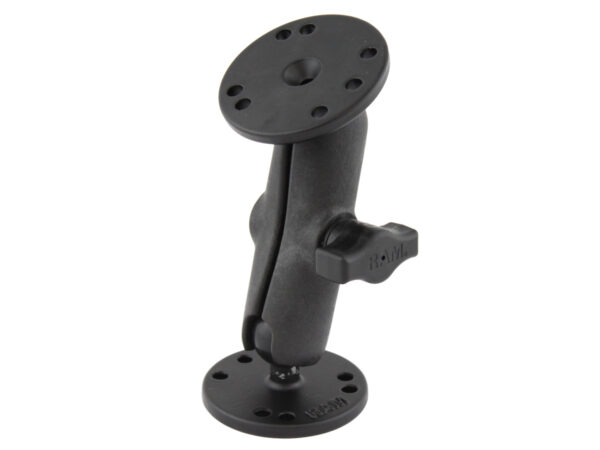 RAM Montaggio a doppia sfera in composito con due piastre rotonde in alluminio Ram Mounts RAP-B-101-OT1U