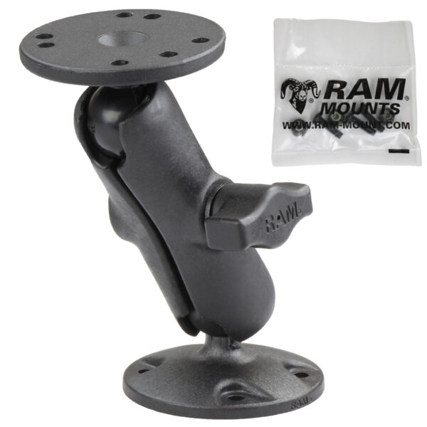 RAM Supporto a doppia sfera in composito con viteria per Garmin Striker più altro Ram Mounts RAP-B-101U-G4 - immagine 2