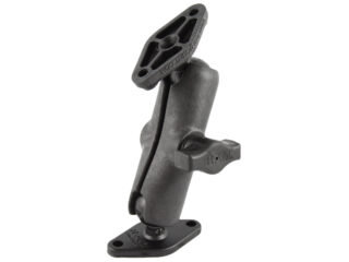 RAM Montaggio Universale a Doppia Sfera in Composito con Due Piastre Diamantate Ram Mounts RAP-B-102-RA1U