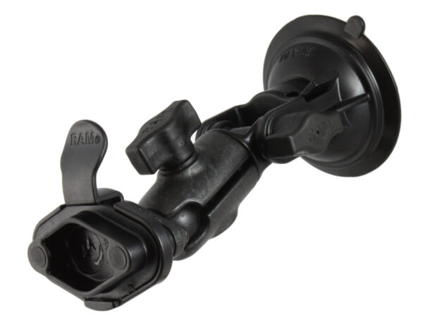 RAM Twist-Lock Composite Ventosa a Cricchetto con Sgancio Rapido Ram Mounts RAP-B-104-224-326U