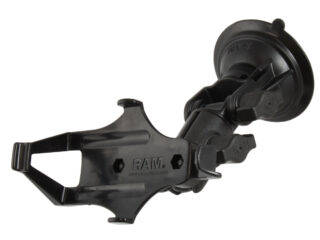 RAM Twist-Lock Supporto a ventosa per Garmin GPSMAP 276C, 378 e 496 più Altro Ram Mounts RAP-B-104-224-GA7U