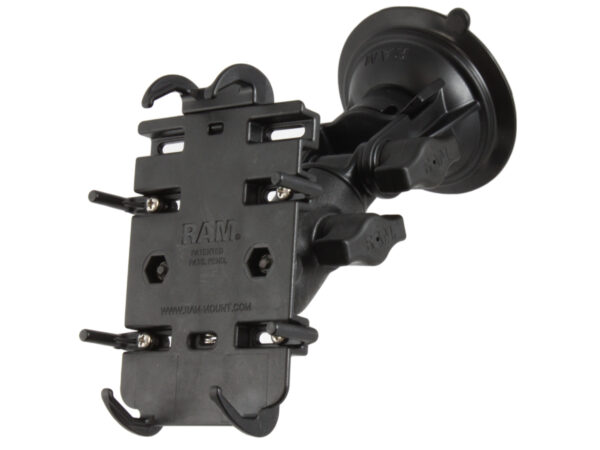Supporto per telefono Quick-Grip con base a chiusura e ventosa Twist-Lock Ram Mounts RAP-B-104-224-PD3U