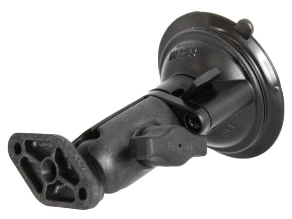 RAM Supporto a ventosa girevole Twist-Lock con piastra a rombo Ram Mounts RAP-B-104-224U-UK1