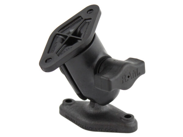RAM Composito Singolo Sfera & Supporto Girevole con Due Piastre Diamantate Ram Mounts RAP-B-104-2U