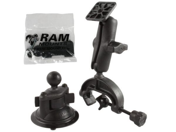 RAM Twist-Lock Ventosa e Staffa Composita per Staffa di Montaggio Ram Mounts RAP-B-121-224-1U
